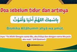 Doa Tidur Islam Artinya